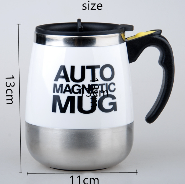 Self-stirring mug